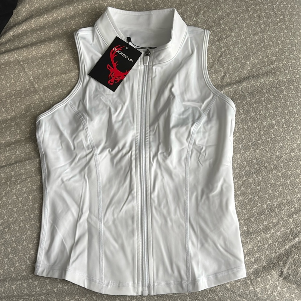 Bucked Up full zip tank